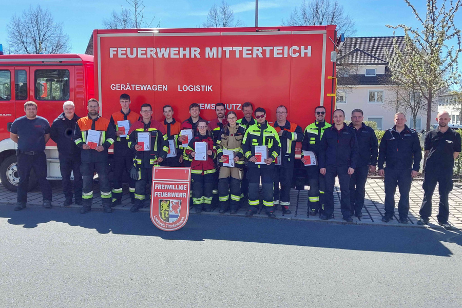 Absturzsicherungslehrgang des KFV Tirschenreuth erfolgreich abgeschlossen