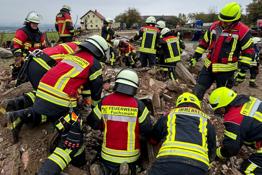 Dreitägige Katastrophenschutzübung im Landkreis Tirschenreuth